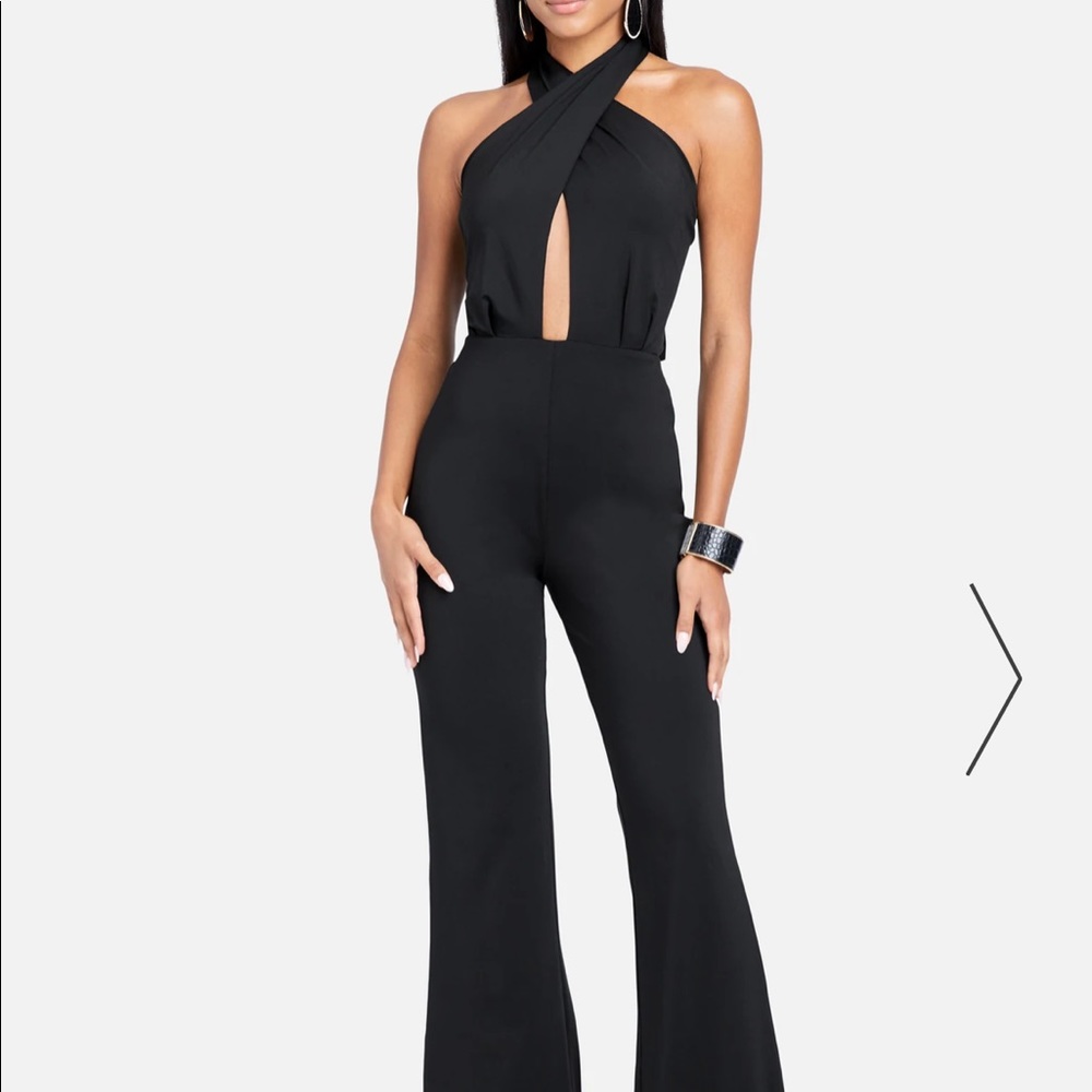 bebe Slinky Halter Jumpsuit 🔥 XXS